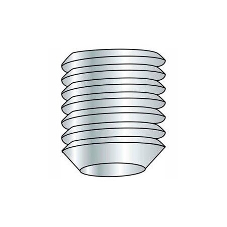 Titan Fasteners M4 x 0.7 x 6mm Cup Point Socket Set Screw - Steel - Black Oxide - DIN 125B - 45H - Pkg of 100 CCC04006